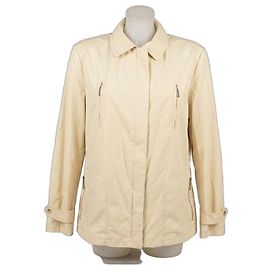 Burberry Beige Cotton-Blend Jacket Beige