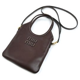 Miu Miu MIUMIU Ivy Mini Shoulder Bag Marron