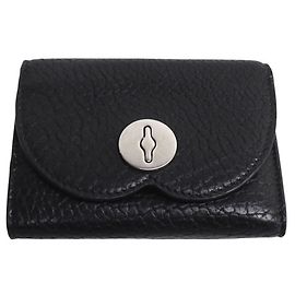 Portefeuille compact Burberry Chess Noir