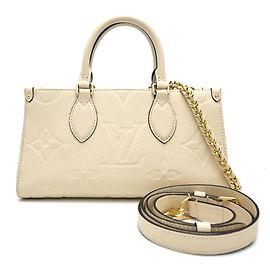 Louis Vuitton OnTheGo EW Cream Schultertasche Roh
