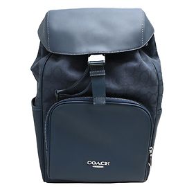 Sac à dos Coach Signature Navy Bleu Marine