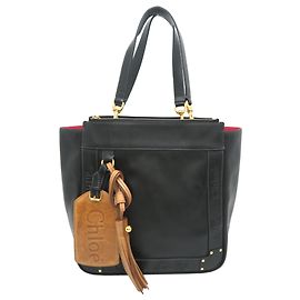 Chloé Eden Women's Leather Tote Bag Black