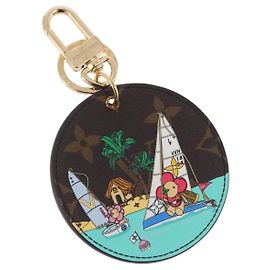 LOUIS VUITTON Monogram Vivienne Porte Cre Illustre Charm M82634 LV Auth 203664M Monogramma