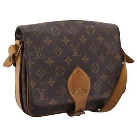 LOUIS VUITTON Monogram Cartouchiere MM Shoulder Bag M51253 LV Auth 203429 Monogram