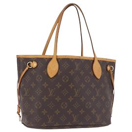 Borsa Tote LOUIS VUITTON Monogram Neverfull PM M40155 LV Auth 203291A Monogramma