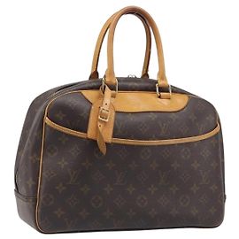 LOUIS VUITTON Bolsa de Mão Monogram Deauville M47270 LV Auth 201186 Monograma