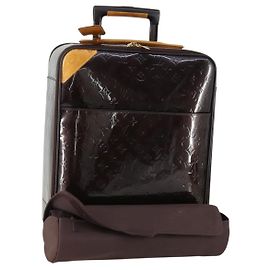 LOUIS VUITTON Monogram Vernis Pegas 45 Koffer Amarante M91277 LV Auth 161162 Bordeaux