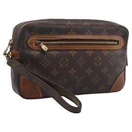 LOUIS VUITTON Monogram Marly Dragonne GM Clutch Bag M51825 LV Auth 203306 Monograma