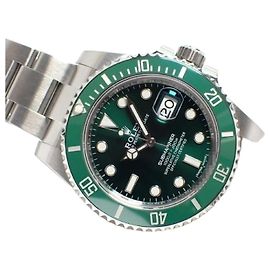 ROLEX Submariner date green Ref.116610LV '20 Aug Mens Prata
