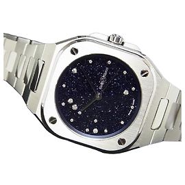 BELL & ROSS BR-05 36 MM blue diamond Eagle Uomo Argento