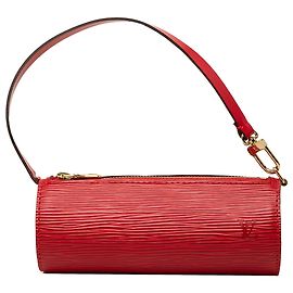 Bolso Louis Vuitton Epi Pochette Papillon rojo Roja