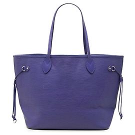 Sac cabas Louis Vuitton Epi Neverfull MM Violet Violet