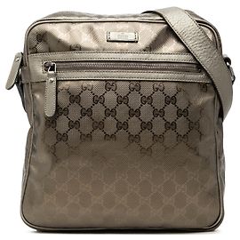 Bandolera Gucci GG estampada dorada Dorado