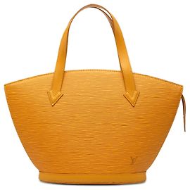 Yellow Louis Vuitton Epi Saint Jacques PM Short Strap Handbag Yellow