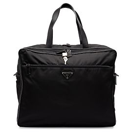 Mala de viagem Prada Tessuto preta Preto