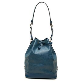 Borsa a secchiello Louis Vuitton Epi Noe GM Blu Blu