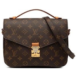 Bolsa Louis Vuitton Monogram Pochette Metis Castanha Marrom