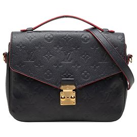 Sac Louis Vuitton Monogram Empreinte Pochette Metis Bleu Bleu