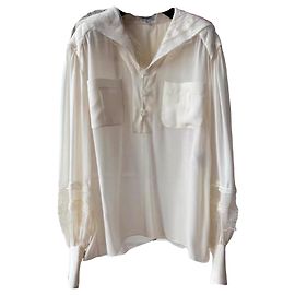 Chanel Silk Top Multi Color Size 38 Multiple colors