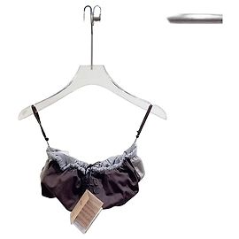 Top Bandeau Miu Miu in Cotone Multicolore