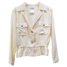 Chanel Silk Top Multi Color Size 38 Multiple colors