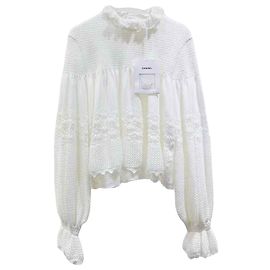 Haut Chanel en coton multicolore Taille 38 Multicolore