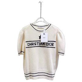 Top Dior Lucky Star em lã Multicor