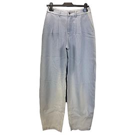 Autre Marque FRAME Misty Wide Leg Jeans Light Wash Blu chiaro