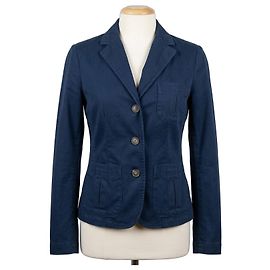 Blazer Ralph Lauren de algodão azul marinho Azul