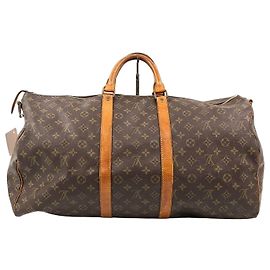 Louis Vuitton Keepall 55 Sac de Voyage Monogram Marron