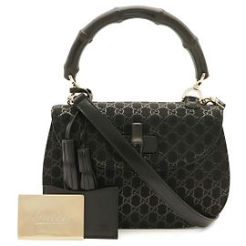 Bolsa Gucci New Bamboo Preto