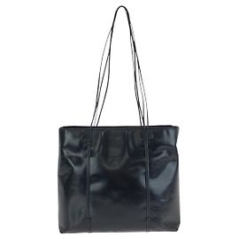 Borsa Tote Prada Nera Smalto Nero