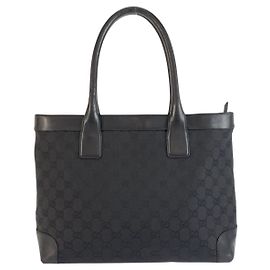 Borsa Gucci GG Canvas Nero