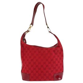 Borsa a tracolla hobo Gucci Rosso