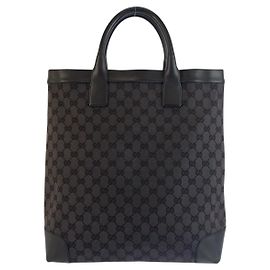 Borsa Tote Gucci GG Canvas Nero
