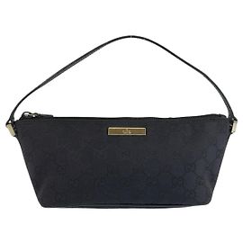 Bolsa Gucci de tecido preto Preto
