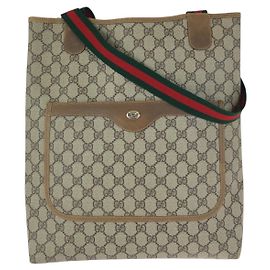 Sac Tote Gucci GG Supreme Marron Beige