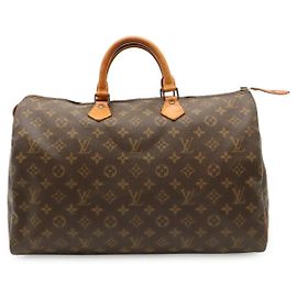 Bolso de viaje Louis Vuitton Speedy Castaño