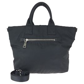 Prada Tessuto Double Tote Bag Schwarz