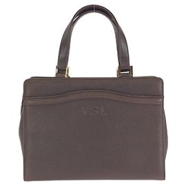 Autre Marque Bolsa Yves Saint Laurent Vintage YSL Marrom