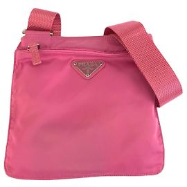 Pochette de ombro Prada Tessuto Rosa
