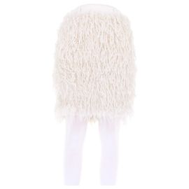 Autre Marque Jupe crayon à plumes ARAKII blanche Blanc