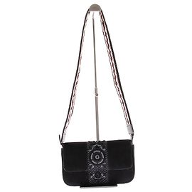 Autre Marque Bolsa de ombro em camurça Preto
