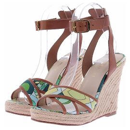 Emilio Pucci Alpargatas de cuña verdes Verde