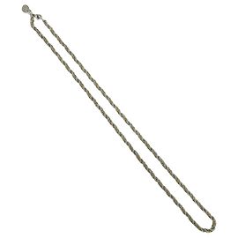 Autre Marque Colar Tiffany Vintage Twist Rope Prata Dourado
