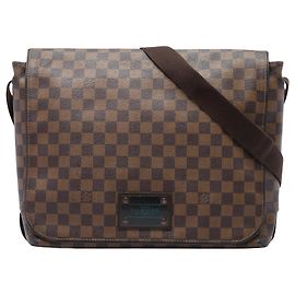 Louis Vuitton Brown Damier Ebene Brooklyn GM Marrom