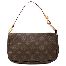 Louis Vuitton Brown Monogram Pochette Accessoires Brown
