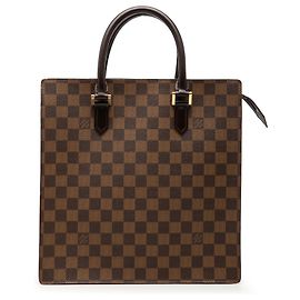 Louis Vuitton Brown Damier Ebene Venice Sac Plat Marron