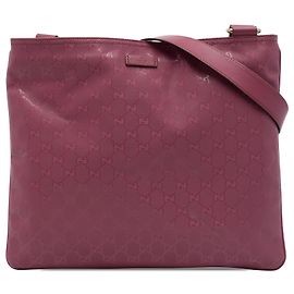 Gucci Bolso Bandolera Rosa Estampado GG Rosa