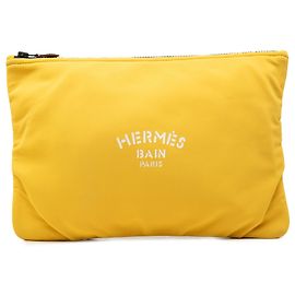 Custodia Hermès Neobain Medium in neoprene giallo Giallo
